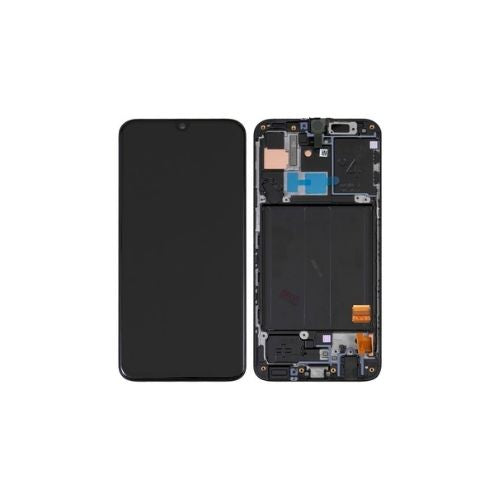 ORIGINAL (Avec châssis) Écran LCD Noir Samsung Galaxy A40 (A405F)