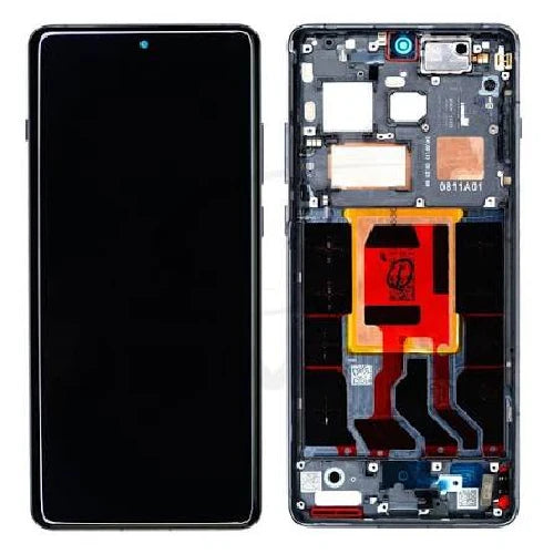 ORIGINAL (Avec châssis) Écran LCD OnePlus 12 5G Noir soyeux