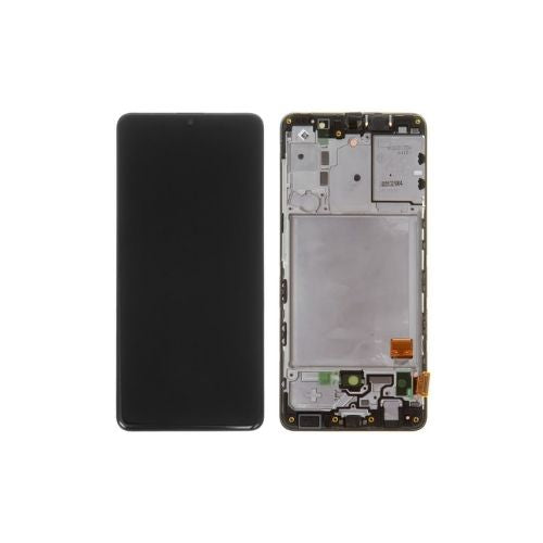 SERVICE PACK (Avec châssis) Écran LCD Noir Prisme Crush Samsung Galaxy A41 (A415F)