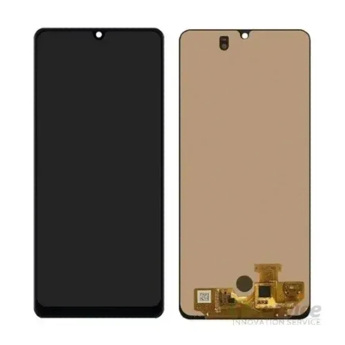SERVICE PACK (Avec châssis) Écran LCD Samsung Galaxy A31 (A315F) Noir Prisme Crush