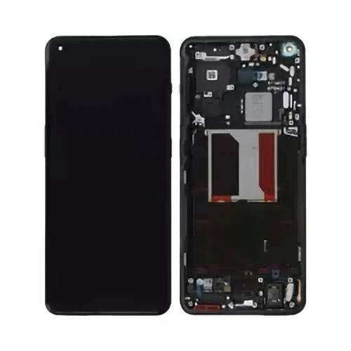 ORIGINAL (Avec châssis) Écran LCD OnePlus 10 PRO 5G Noir volcanique