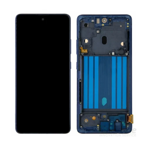 SERVICE PACK (Avec châssis) Écran LCD Samsung Galaxy A51 4G (A515F) Noir Prisme Crush