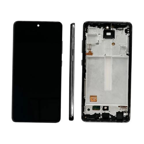 SERVICE PACK (Avec châssis) Écran LCD Samsung Galaxy A52 4G/5G (A525F/A526B/U) Noir Génial