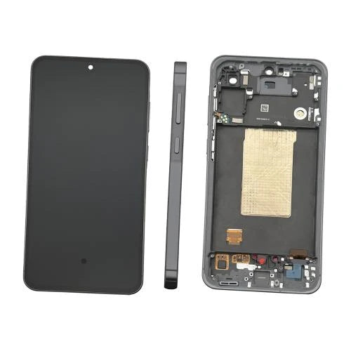 SERVICE PACK (Avec châssis) Écran LCD Samsung Galaxy A56 5G (A566B/U) Noir / Superbe graphite