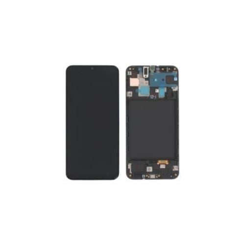 SERVICE PACK (Avec châssis) Écran LCD Noir Samsung Galaxy A30 (A305F)