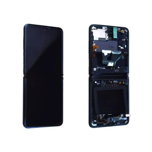 ORIGINAL Reconditionné (Interne) (Avec Châssis) ÉCRAN LCD SAMSUNG GALAXY Z FILP 4G (F700F) Miroir Noir