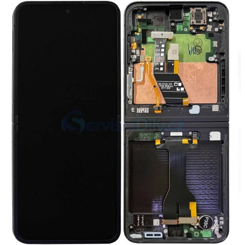 ORIGINAL Reconditionné (Interene) (Avec Châssis) ÉCRAN LCD SAMSUNG Z FILP 6 5G (F741B) Noir fabriqué