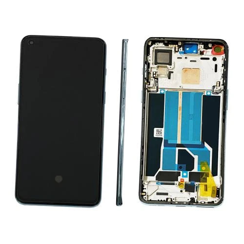 ORIGINAL (Avec châssis) Écran LCD OnePlus Nord 2 5G Brume bleue