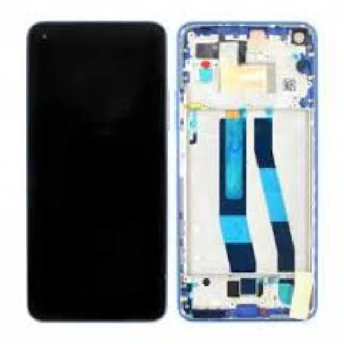SERVICE PACK (Avec châssis) ÉCRAN LCD Xiaomi 11 LITE 4G Bleu gomme à mâcher