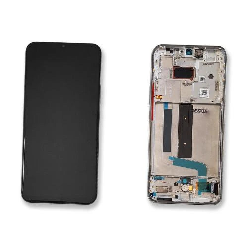 ORIGINAL (Avec châssis) ÉCRAN LCD Mi 10 LITE ZOOM 5G Blanc