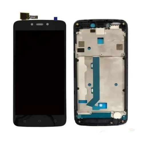 ORIGINAL (Avea châssis) ÉCRAN LCD Motorola C Plus 4G (2017) Or