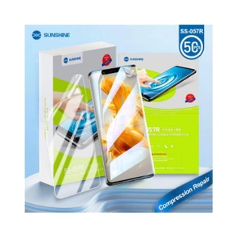 Film hydrogel flexible TPU importé, spécialement conçu pour les écrans Edge SS-057R (180*120 mm)