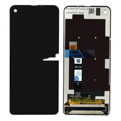 ORIGINAL (Avea châssis) ÉCRAN LCD Motorola One Action (2019) Bleu sarcelle