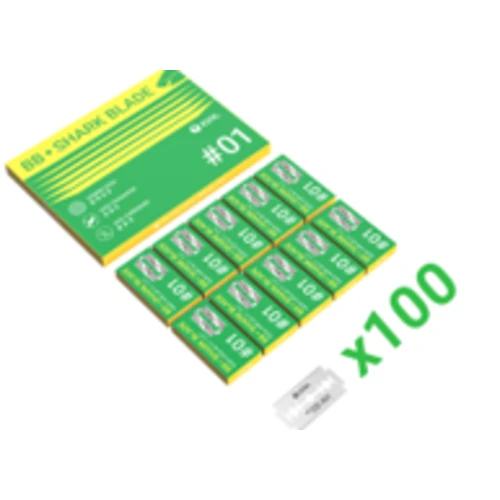 2UUL BB01 Shark No.01 Double Edge Screen Repair Blade (100Pcs/Box)
