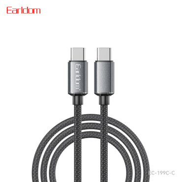 Earldom 60W USB-C Data Cable Black EC-199C-C