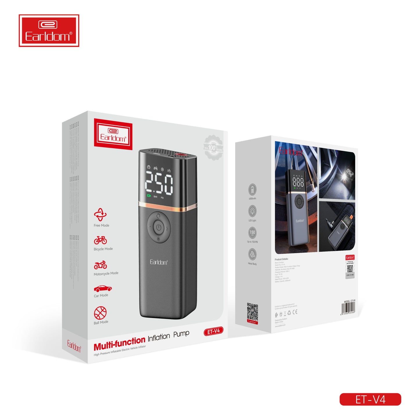 Souris gaming Earldom KM15 RGB 7 touches noire