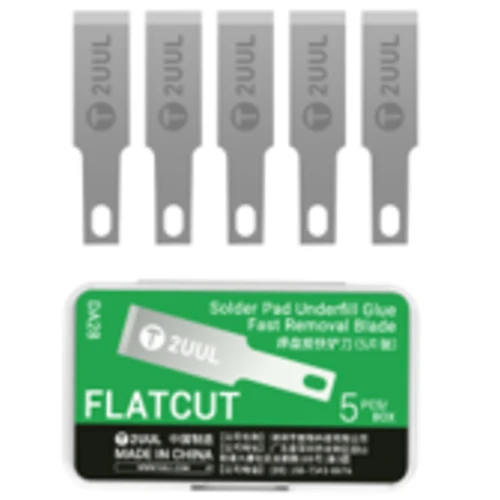 2UUL DA28 FlatCut Solder Pad Underfill Glue Fast Removal Blades (5pcs/box)