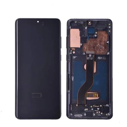 OLED (Avec châssis) ECRAN LCD SAMSUNG GALAXY S20 PLUS 4G/5G (G985F / G986B/U) Gris cosmique