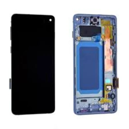 OLED (Avec châssis) ECRAN LCD SAMSUNG GALAXY S10 4G (G973F/U) Prisme Vert