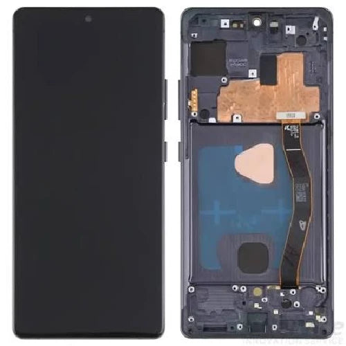 OLED (Avec châssis) ECRAN LCD SAMSUNG GALAXY S10 LITE (G770F/U) Prisme Blanc / Argent