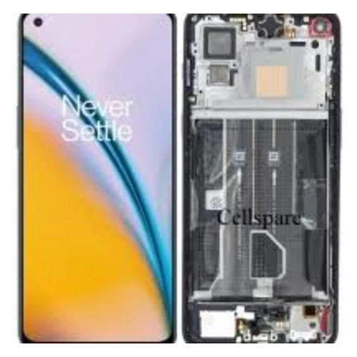 OLED (Sans châssis) Écran LCD OnePlus Nord 2 5G NOIR/Sierra grise