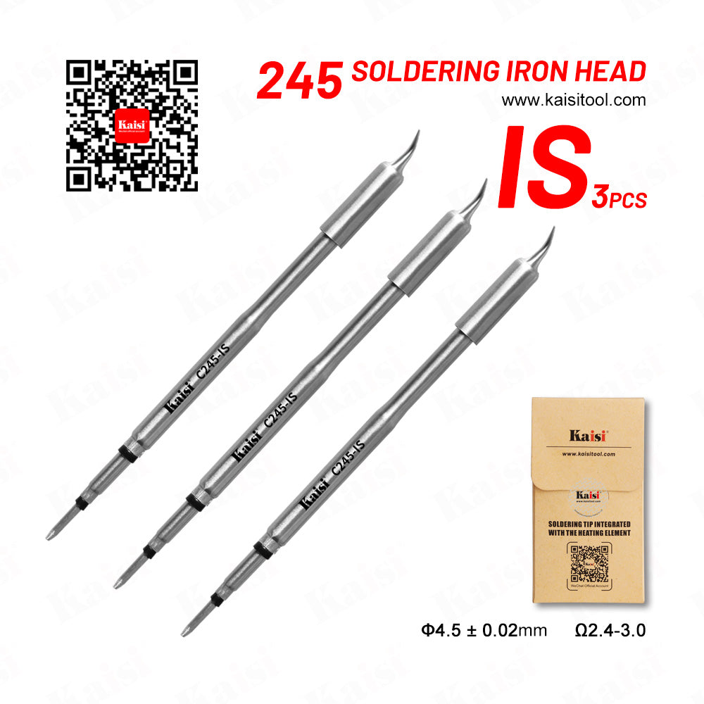 Pointes de soudage Kaisi C245 avec élément chauffant intégré