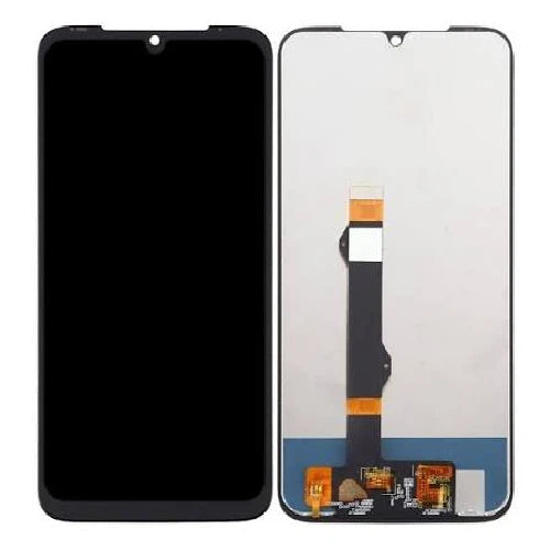 ORIGINAL (Avea châssis) ÉCRAN LCD Motorola One Vision+ (2020) Noir/Bleu cosmique