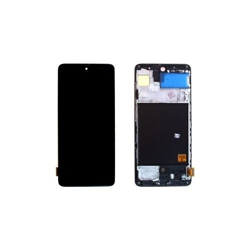 INCELL (Sans châssis) Écran LCD Noir Prisme Crush Samsung Galaxy A51 4G (A515F)