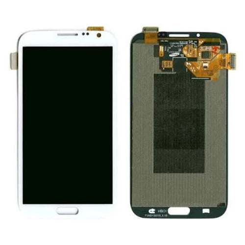SERVICE PACK (Avec châssis) Ecran LCD SAMSUNG GALAXY NOTE 2 4G/3G (N7105) Marbre Blanc