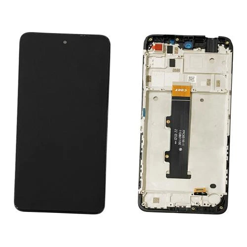 ORIGINAL (Avec chssis) ÉCRAN LCD Motorola E32 (2022) Noir