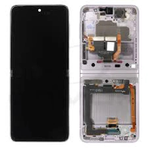 SERVICE PACK (Externe) (Sans châssis) Écran LCD SAMSUNG GALAXY Z FLIP 3 5G (F711U) Lavande