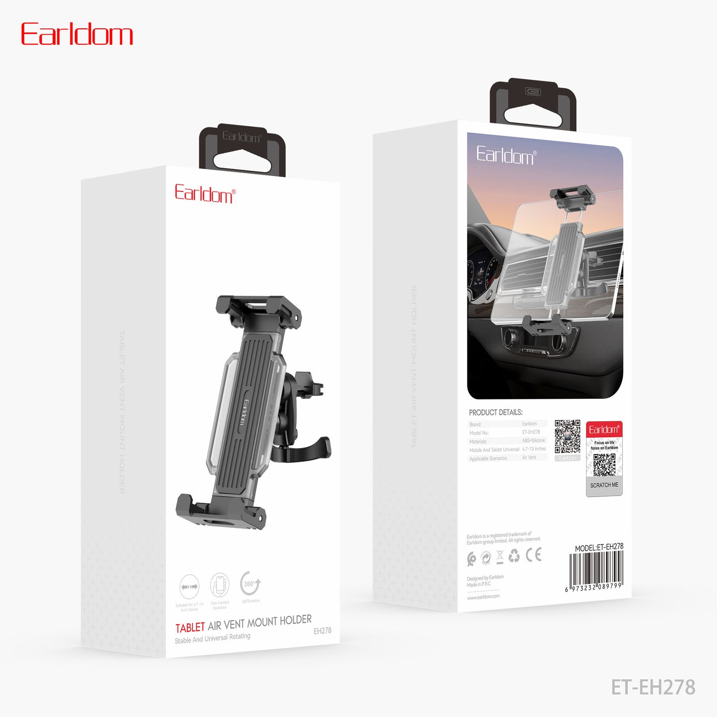 Earldom Air Vent Mount Holder Black ET-EH278