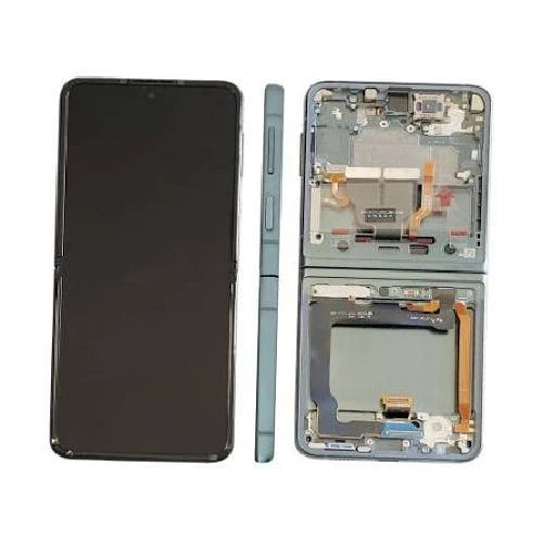 SERVICE PACK (Interne) (Avec châssis) Écran LCD SAMSUNG GALAXY Z FLIP 3 5G (F711B) Crème / Biège