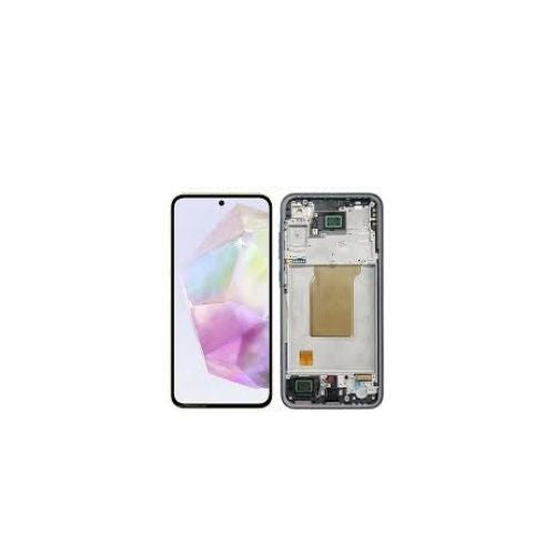INCELL (Avec châssis) Écran LCD Noir / Superbe marine Samsung Galaxy A35 5G (A356B/U)