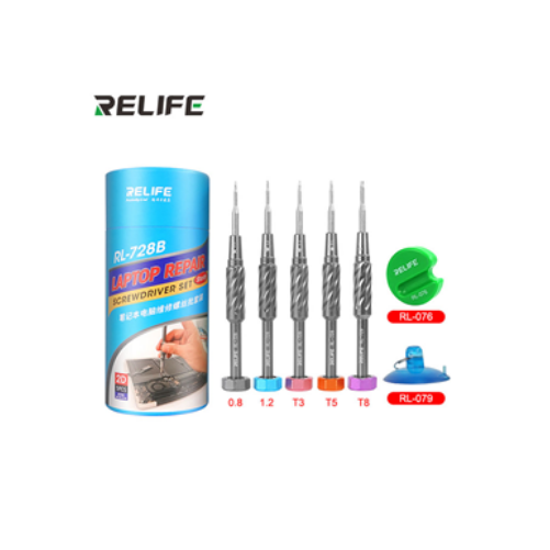 Jeu de tournevis robustes 2D pour la réparation d'ordinateurs portables Relife RL-728B