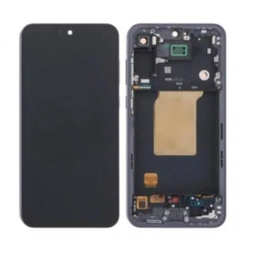 SERVICE PACK (Avec châssis) Écran LCD Samsung Galaxy A55 5G (A556B) Jaune / Citron génial