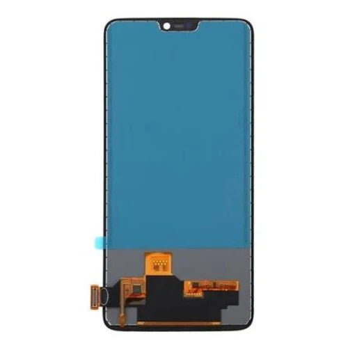 ORIGINAL (Avec châssis) Écran LCD OnePlus 6 Ambre Rouge