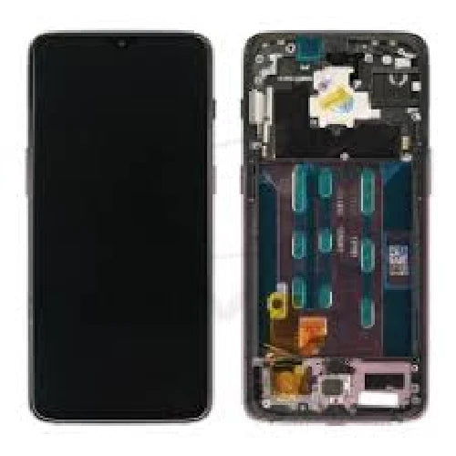 ORIGINAL (Avec châssis) Écran LCD OnePlus 6T Violet tonnerre