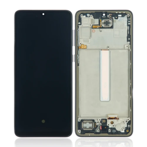 OLED (Avec châssis) Écran LCD Samsung Galaxy A33 5G (A336B) Blanc Génial