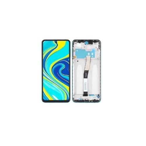 Avec châssis Écran Complet LCD Bleu Xiaomi Redmi Note 9S