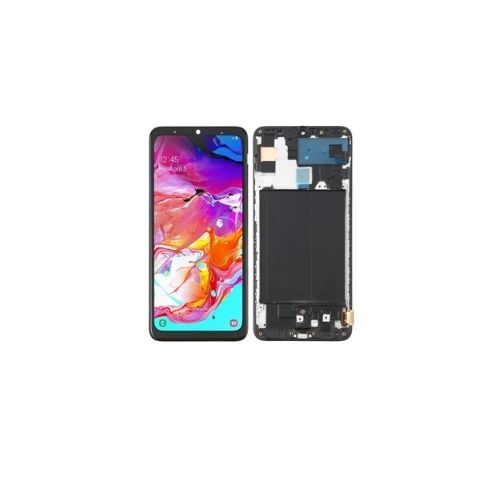 OLED (Avec châssis) Écran LCD Noir Samsung Galaxy A70 (A705F)
