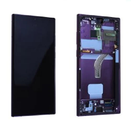 OLED (Avec châssis) ECRAN LCD SAMSUNG GALAXY S22 Ultra 5G (S908B) Vert foncé