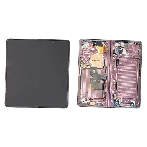 SERVICE PACK (Interne) (Avec châssis) ÉCRAN LCD SAMSUNG GALAXY Z Fold 4 5G (F936B) Burgundy / Bordeaux