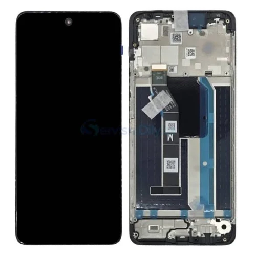 SERVICE PACK (Avec chssis) ÉCRAN LCD Motorola G57 Power 5G (2025) Noir/Météorite