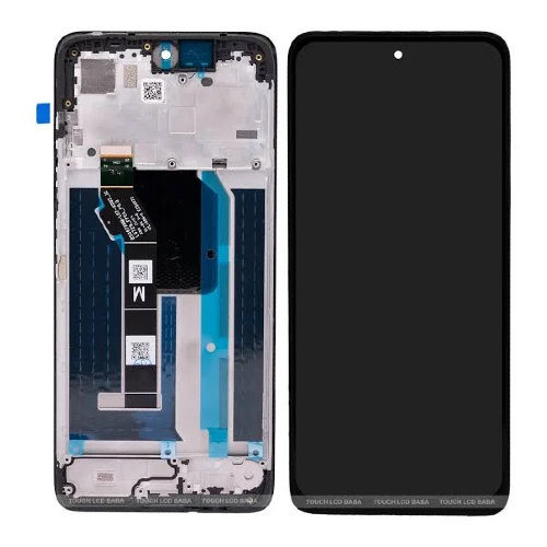 ORIGINAL (Avec chssis) ÉCRAN LCD Motorola G57 Power 5G (2025) Noir/Météorite