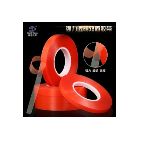 Ruban adhésif double face rouge 3M 10 mm