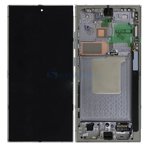 SERVICE PACK (Avec châssis) ECRAN LCD SAMSUNG GALAXY S24 ULTRA 5G (S928B) Titane Gris (Gris / Orange / Violet)