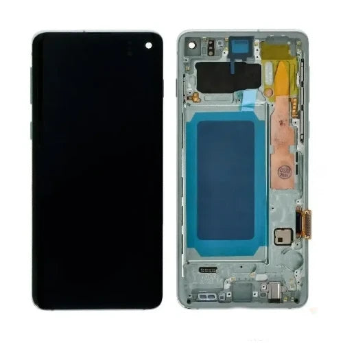 SERVICE PACK (Avec châssis) ECRAN LCD SAMSUNG GALAXY S10 4G (G973F/U) Flamant Rose