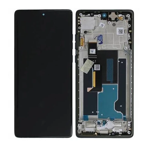 ORIGINAL (Sans châssis) ÉCRAN LCD Motorola G85 5G (2024) Noir/Gris urbain