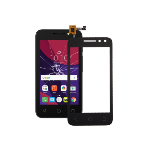 Écran tactile/numériseur Alcatel OneTouch Pixi 4 (OT-4034) Noir